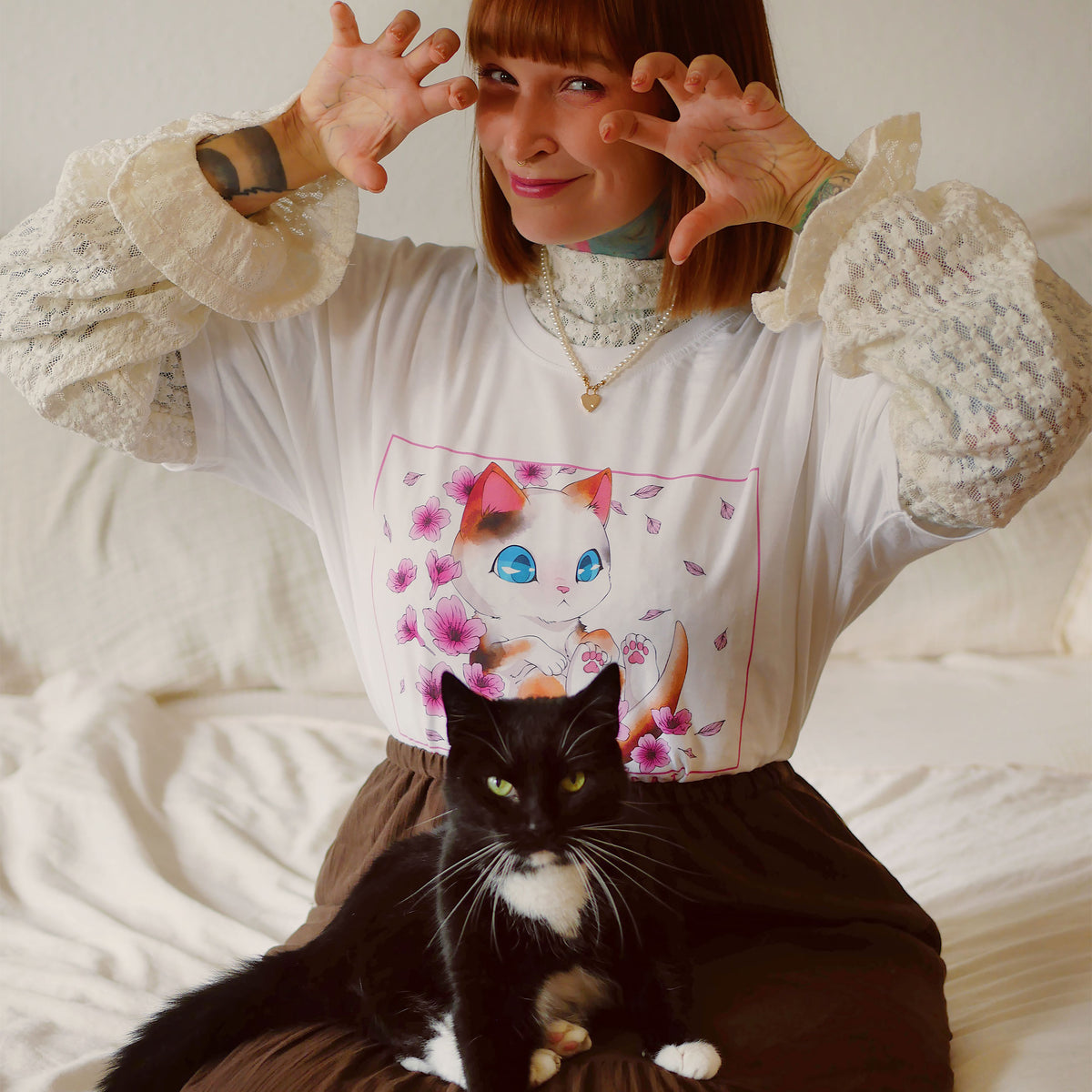 Product image Maomao The Cat Limited Edition T-Shirt for The Apothecary Diaries Fans