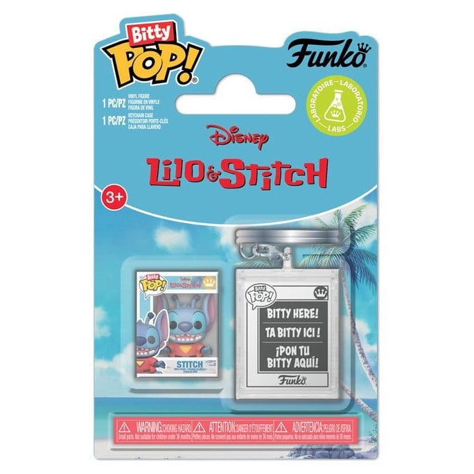 Productafbeelding Stitch Funko Bitty Pop en acryl charm-hanger - Lilo & Stitch