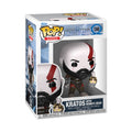 Productafbeelding God of War: Ragnarok - Kratos met Mimir's hoofd Funko Pop figuur