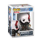 Productafbeelding God of War: Ragnarok - Kratos met Mimir's hoofd Funko Pop figuur