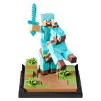 Productafbeelding Minecraft - Diamond Armor Steve op paard figuur