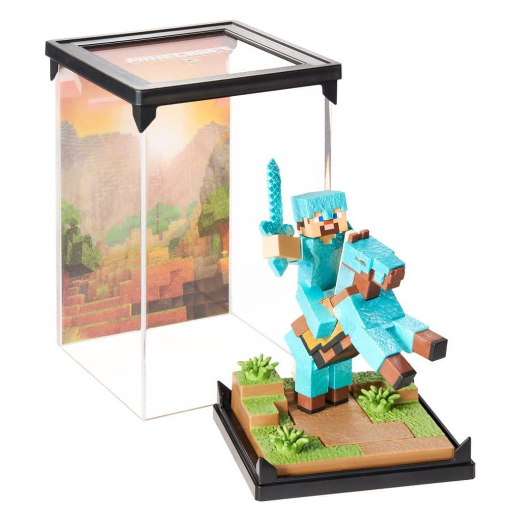 Productafbeelding Minecraft - Diamond Armor Steve op paard figuur