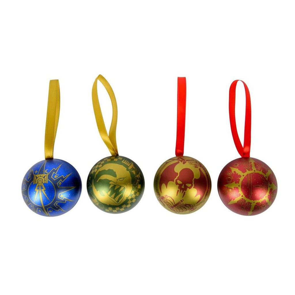Productafbeelding Warhammer 40.000 - Chaosgoden kerstballenset van 4