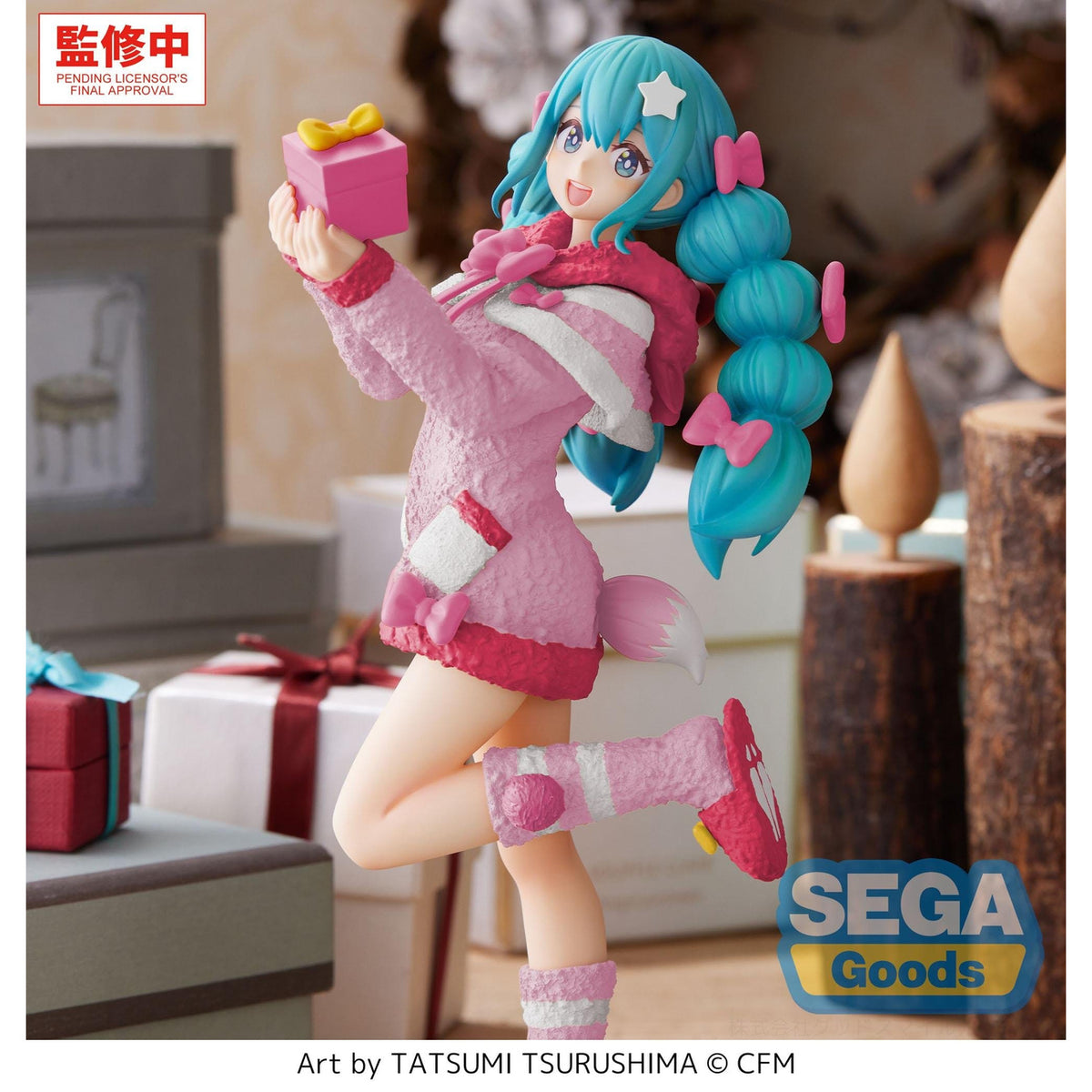 Productafbeelding Hatsune Miku - Mokomoko kerstfiguur