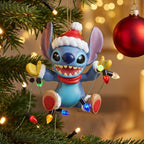 Productafbeelding Stitch met lichtslinger kerstboomversiering - Lilo & Stitch