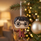 Product image Harry Potter - Harry with Broom Christmas Tree Ornament